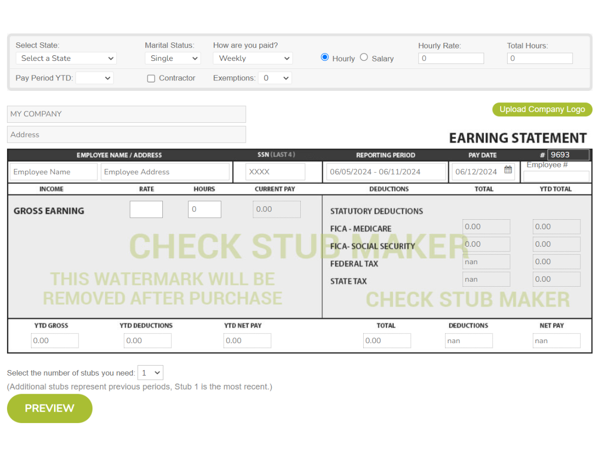 paystub creator